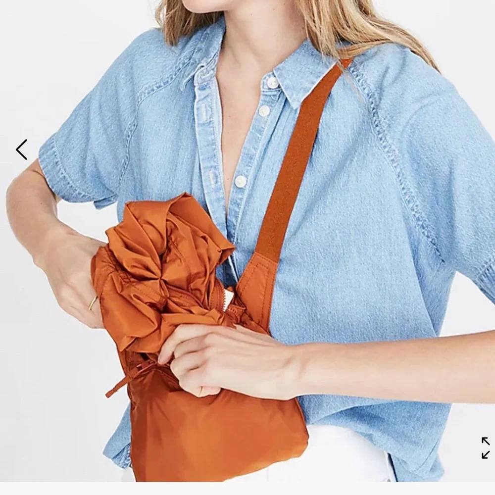 Madewell Raincheck Packable Raincoat size large - Picture 2 of 13